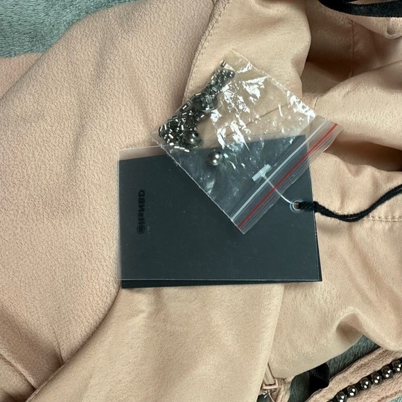 NBD Pink Embellished Halter Neck Mini Dress Size S - Picture 6 of 12